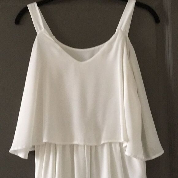 One Story Sleeveless Dress with Scoop Neck and Elastic Waist.  Size Small. - Picture 5 of 6